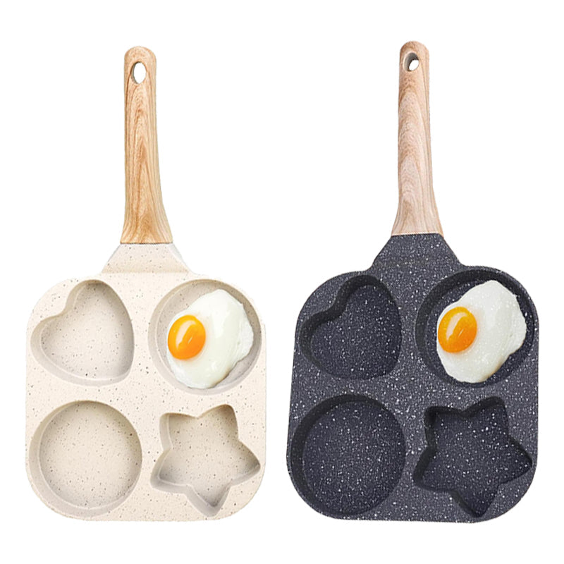 Multifunctional 4 Hole Omelette Pan For Easy Cooking