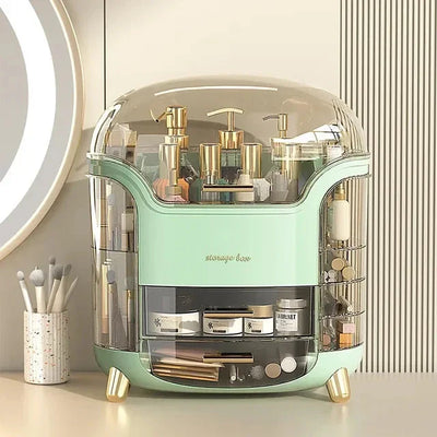 Light Luxury Dustproof Cosmetics Storage Box Organizer Elegant Design
