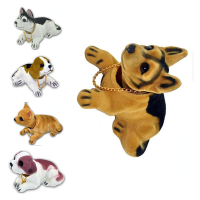 Dog Dashboard Ornament Shaking Head Charming Lucky Car Decoration
