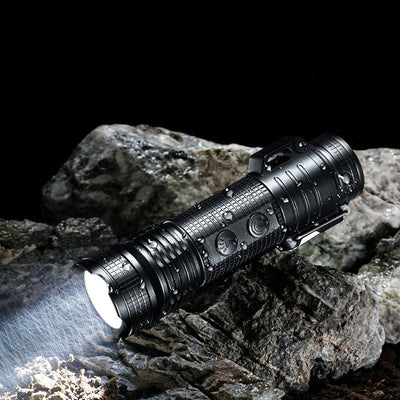 4 In 1 Outdoor LED Flashlight Multifunctional Camping Torch Light