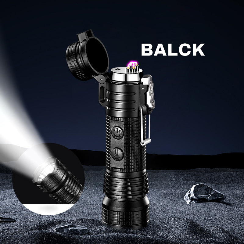 4 In 1 Outdoor LED Flashlight Multifunctional Camping Torch Light