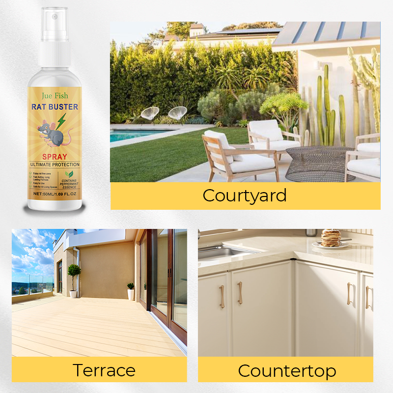 Rodent Repellent Spray With Natural Peppermint Oil For Rodent Control