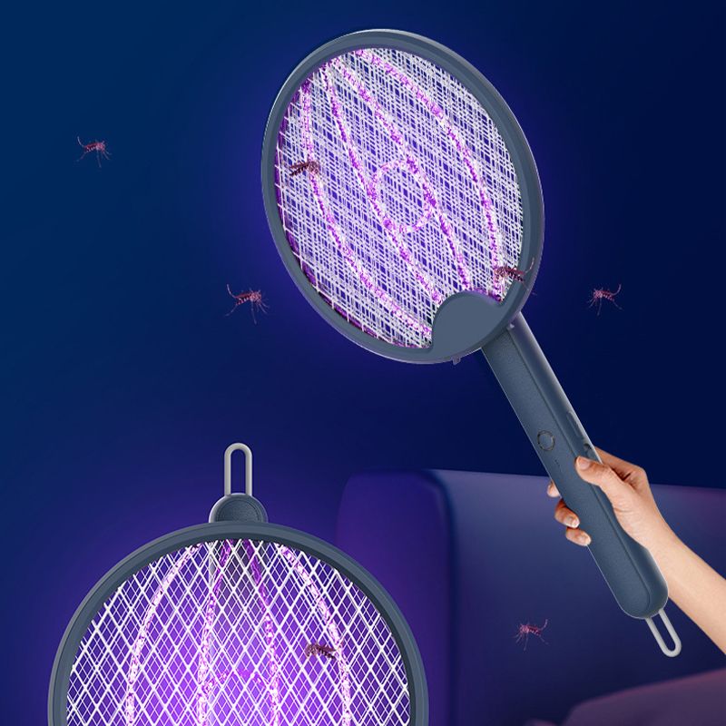 Electric Fly Swatter 2-in-1 Mosquito Zapper Racket For Outdoors