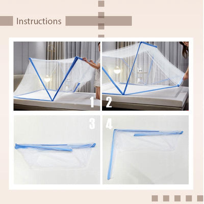 Foldable Mosquito Net Portable Easy Setup Insect Protection Mesh