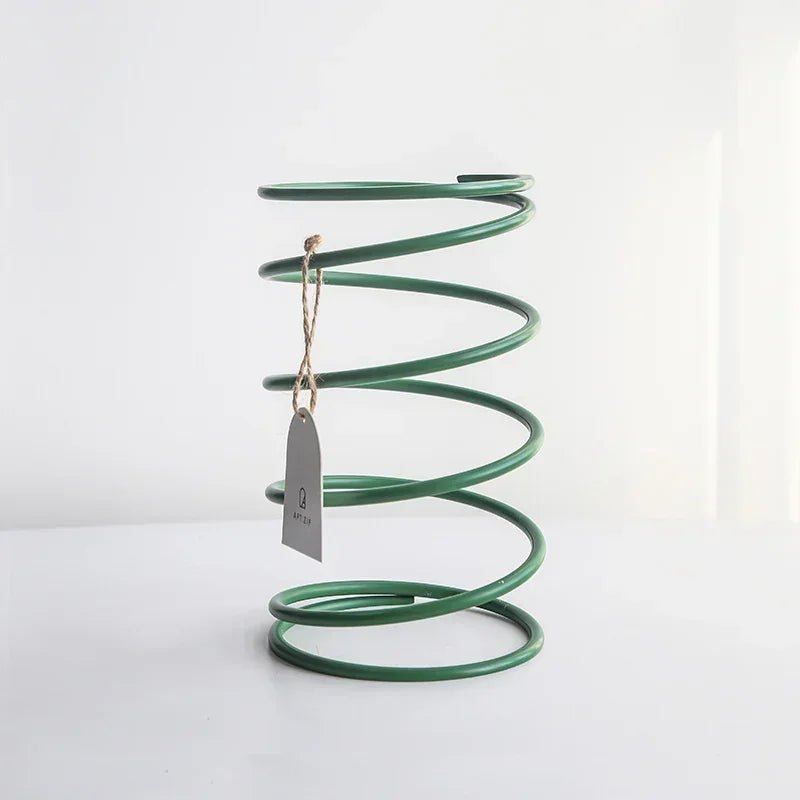 Spring Iron Flower Rack Multicolor Garden Display For Balcony Home