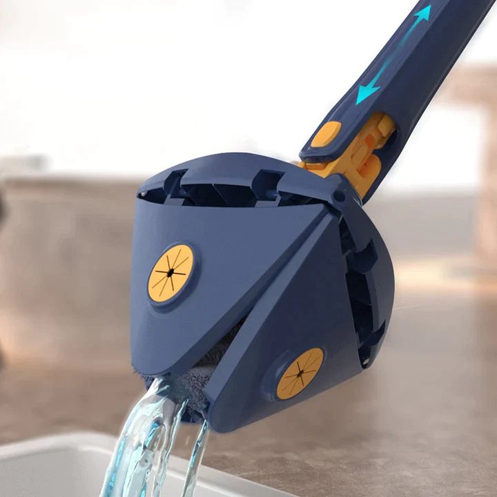 360 Degree Rotatable Mop With Adjustable Handle And Easy Squeeze