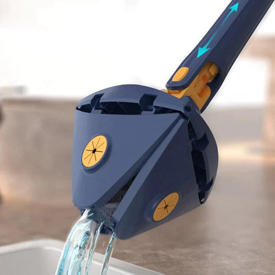360 Degree Rotatable Mop With Adjustable Handle And Easy Squeeze