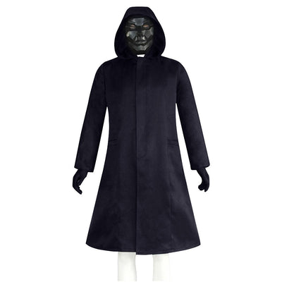 Front Man Costume Game 2 Cosplay Coat Gloves For Adults Kids