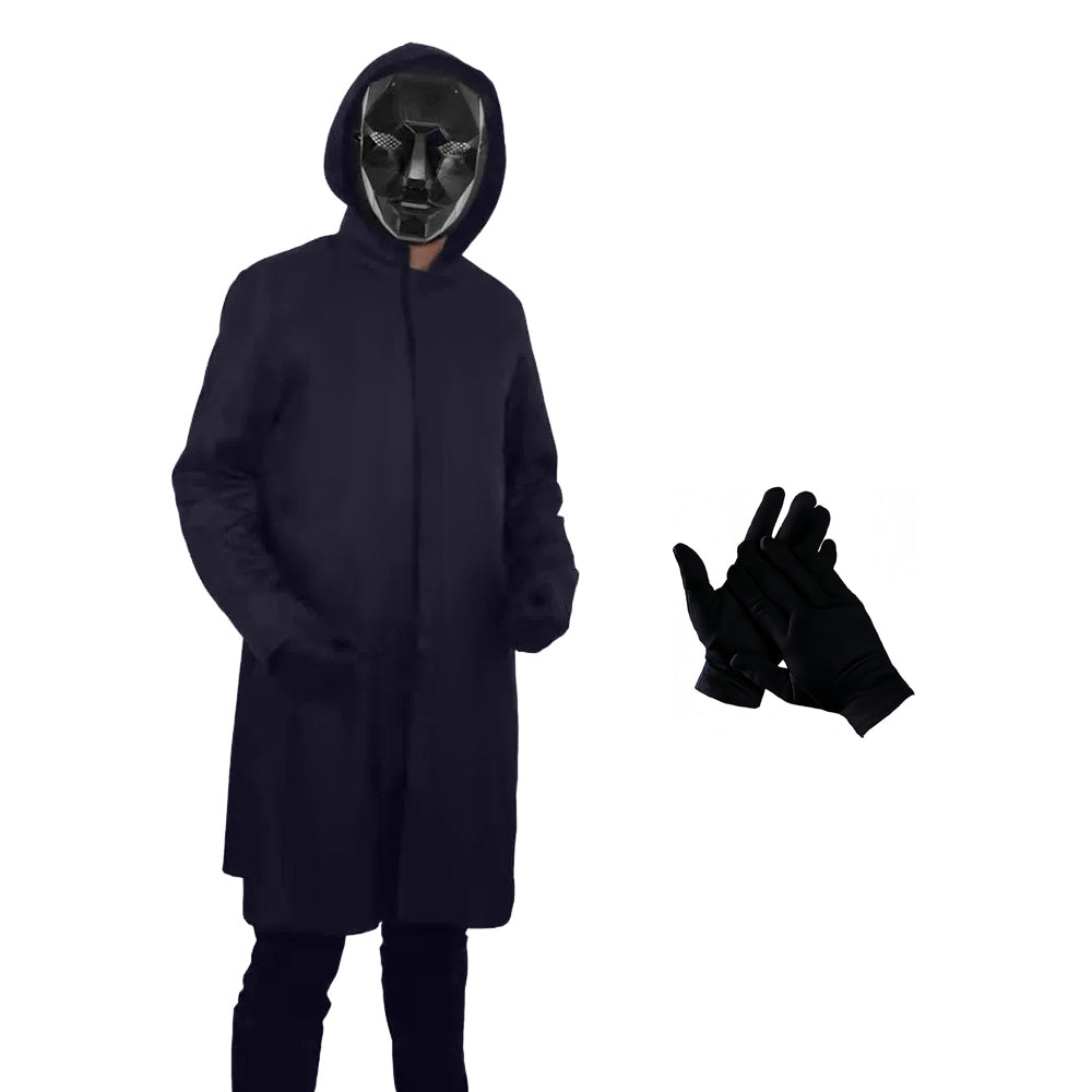 Front Man Costume Game 2 Cosplay Coat Gloves For Adults Kids