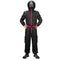 Black Guard Costume Full Jumpsuit And Iconic Mask For Kids Adults