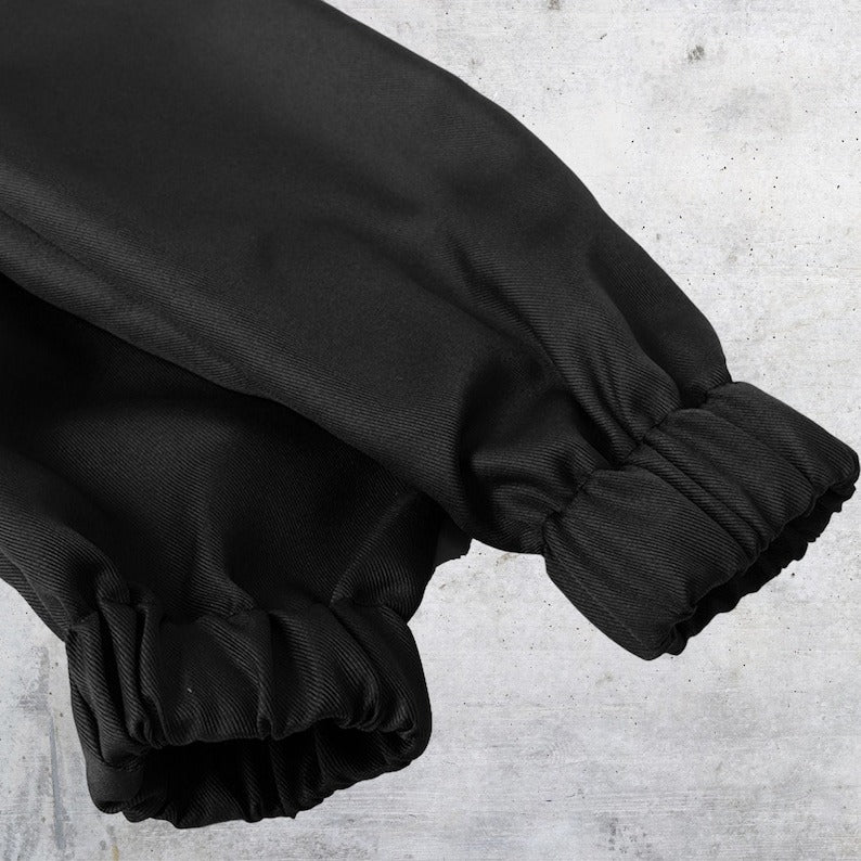 Black Guard Costume Full Jumpsuit And Iconic Mask For Kids Adults