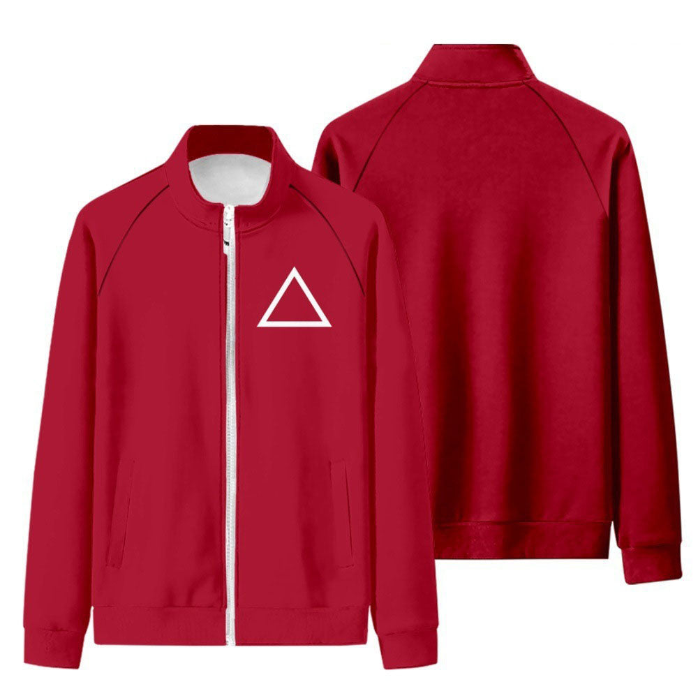Red Guard Sweatshirt Set Unisex Jacket And Pants Outfit