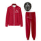 Red Guard Sweatshirt Set Unisex Jacket And Pants Outfit
