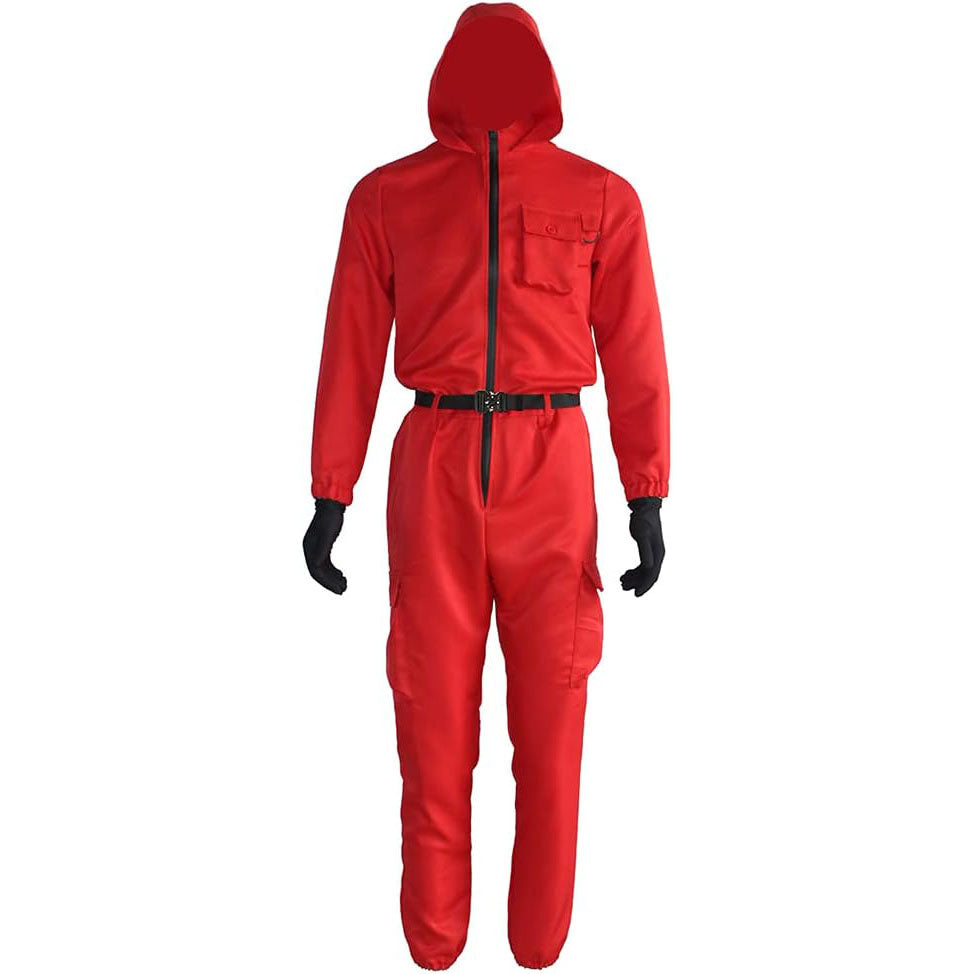 Red Guard Costume Adult Party Carnival Cosplay Outfit Set