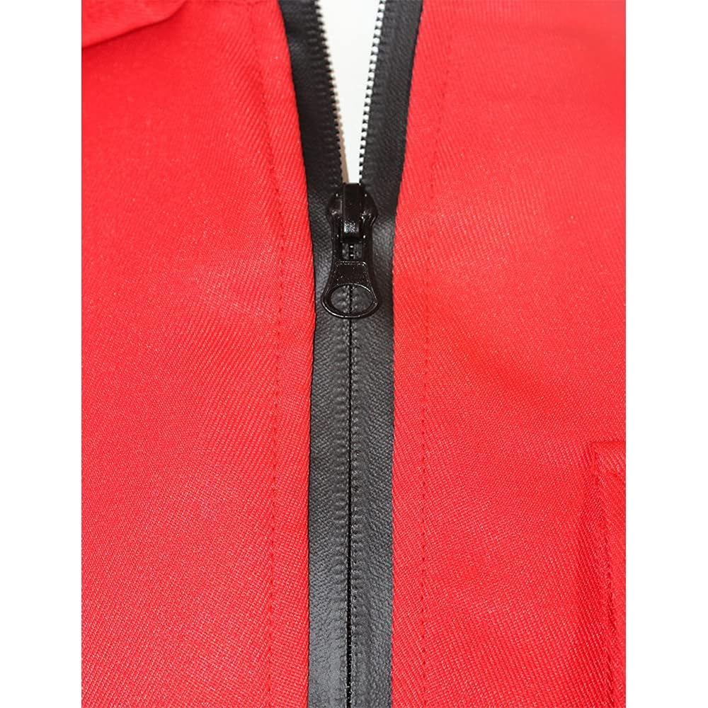 Red Guard Costume Adult Party Carnival Cosplay Outfit Set
