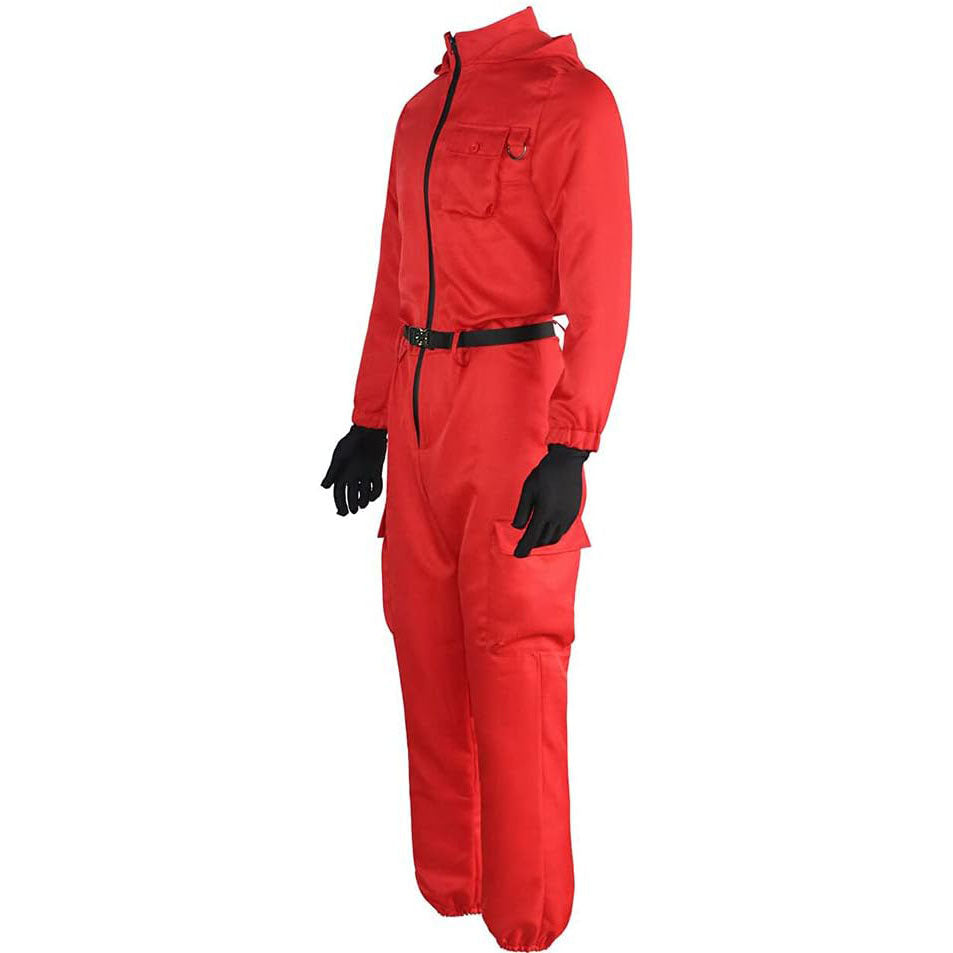 Red Guard Costume Adult Party Carnival Cosplay Outfit Set