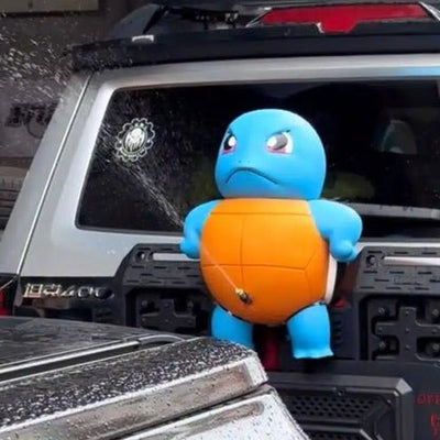 Squirtle Car Sprayer Pokemon Anime Toy Car Accessories