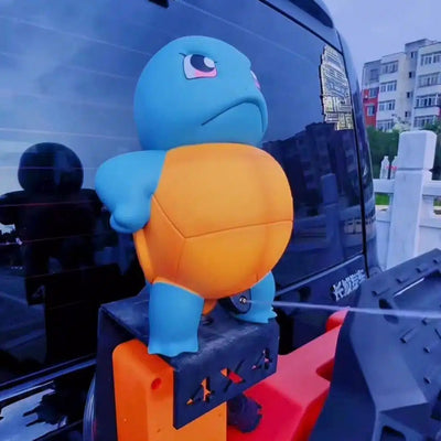 Squirtle Car Sprayer Pokemon Anime Toy Car Accessories