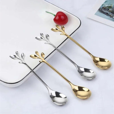 Stainless Steel Coffee Spoon Mini Teaspoons For Desserts Snacks Ice Cream