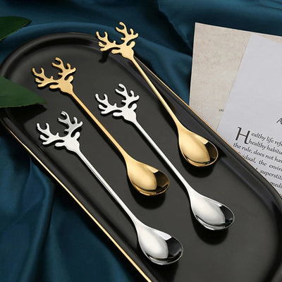 Stainless Steel Coffee Spoon Mini Teaspoons For Desserts Snacks Ice Cream