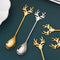Stainless Steel Coffee Spoon Mini Teaspoons For Desserts Snacks Ice Cream