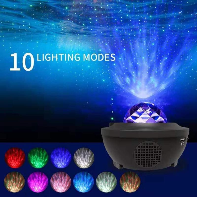 Starry Sky Projector With Bluetooth Speaker For Home Decor