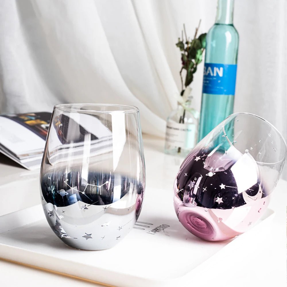 Starry Sky Glass Colorful Lead-Free Cocktail Beverage Cup