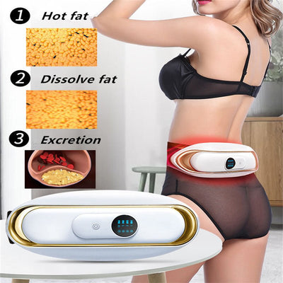 Electric Slimming Belt Waist Massager For Stomach Fat Burn