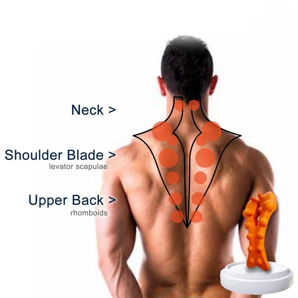 Therapoint Trapezius Trigger Point Massager For Neck Shoulder Pain Relief