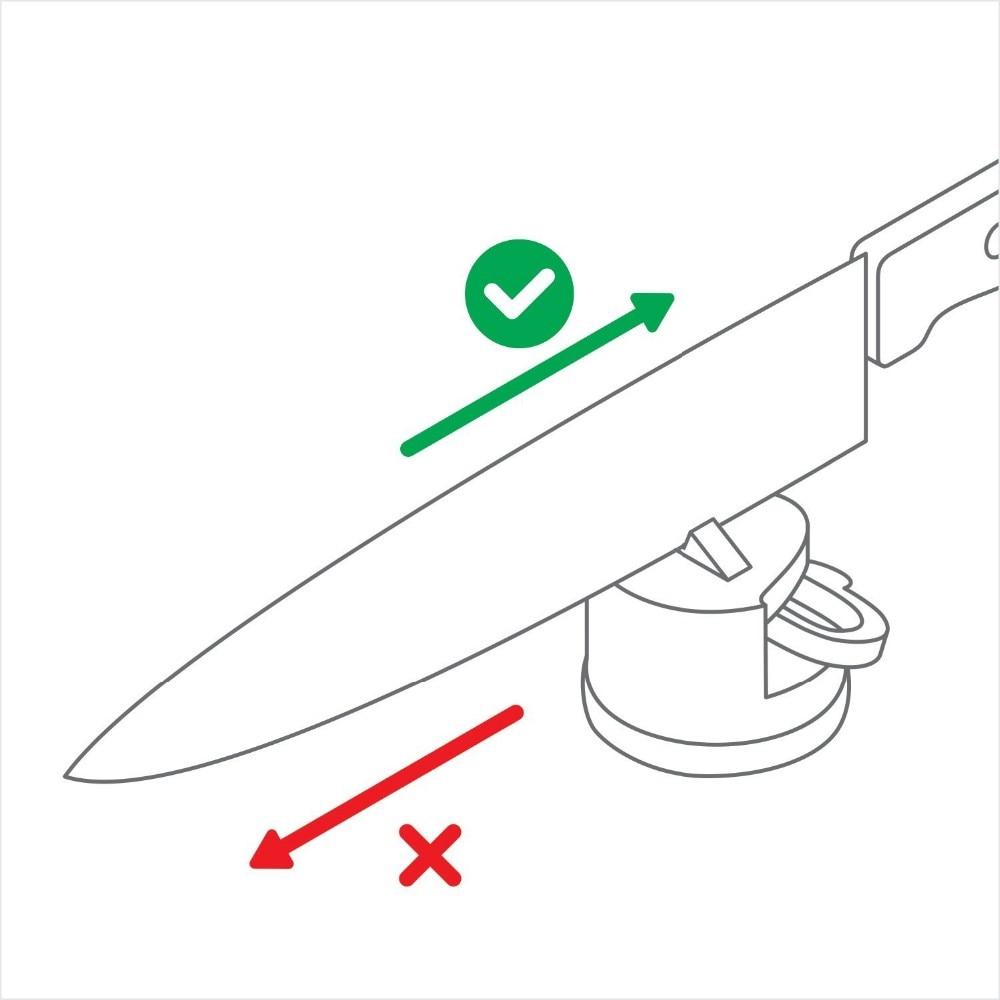 Suction Base Knife Sharpener Tool For Easy Blade Sharpening