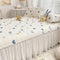 Ice Silk Latex Mattress Set Non Slip Bed Sheet Protective Cover