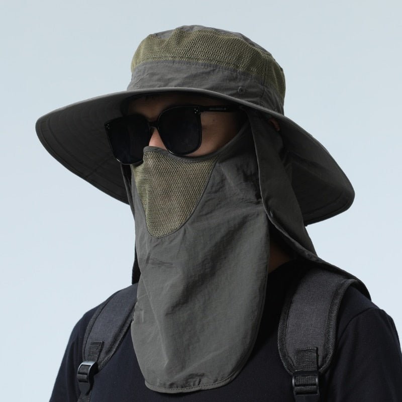 Summer Sun Hat With Removable Outdoor Visor For UV Protection