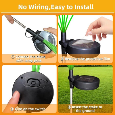 Swaying Solar Garden Lights Set For Magical Night Outdoor Glow