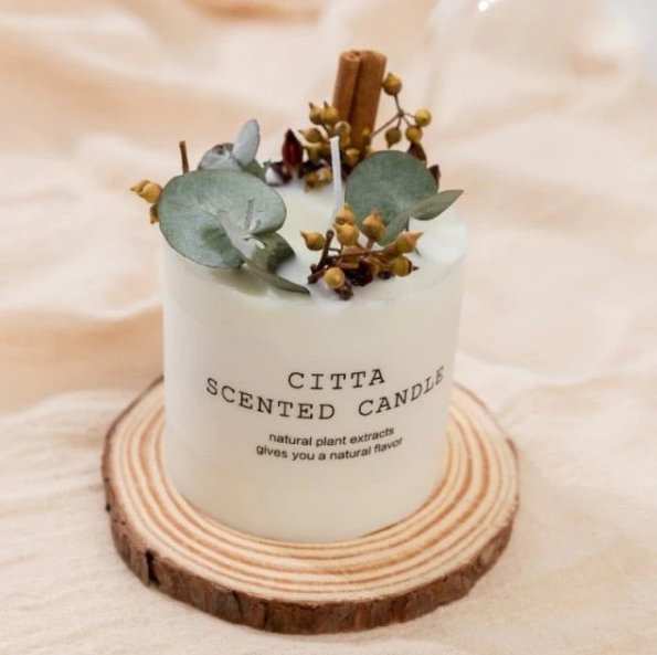 Soy Wax Scented Candle Romantic Aromatherapy Pillar Candle