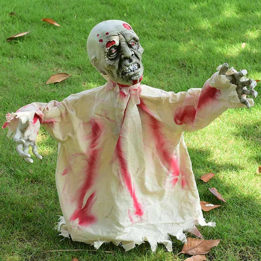 Swing Halloween Voice Control Ghost Decoration Outdoor Prop