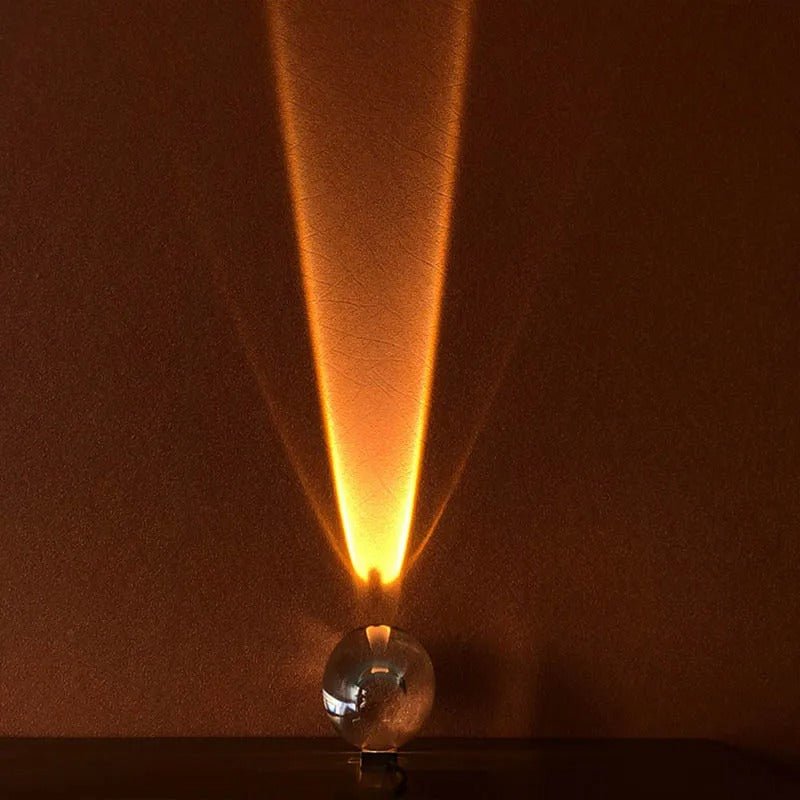 LED Crystal Table Lamp Small Aura Night Light For Bedroom Decor