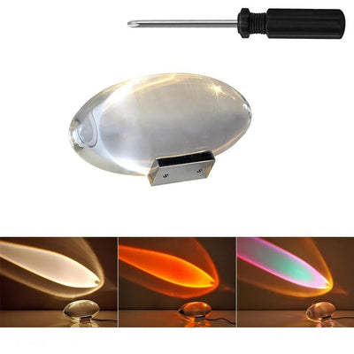 LED Crystal Table Lamp Small Aura Night Light For Bedroom Decor