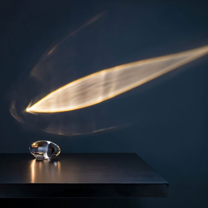 LED Crystal Table Lamp Small Aura Night Light For Bedroom Decor
