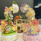 Teacup Flower Music Box Building Blocks Botanical Gift For All Ages