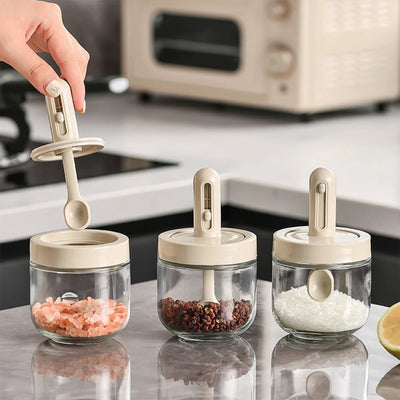 Telescopic Seasoning Bottle Leak Proof Storage For Salt Pepper Sugar
