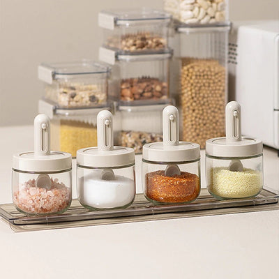 Telescopic Seasoning Bottle Leak Proof Storage For Salt Pepper Sugar