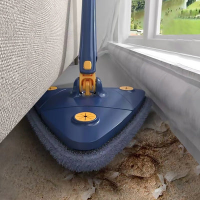 Telescopic Triangle Mop 360 Degree Rotatable Extendable Handle Cleaning Tool