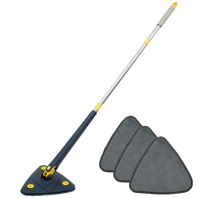 Telescopic Triangle Mop 360 Degree Rotatable Extendable Handle Cleaning Tool