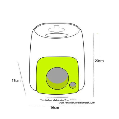 Automatic Tennis Ball Feeder With Reward System For Practice Sessions