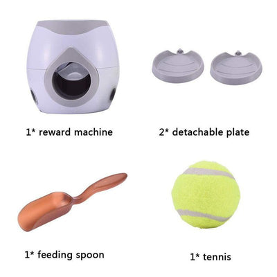 Automatic Tennis Ball Feeder With Reward System For Practice Sessions