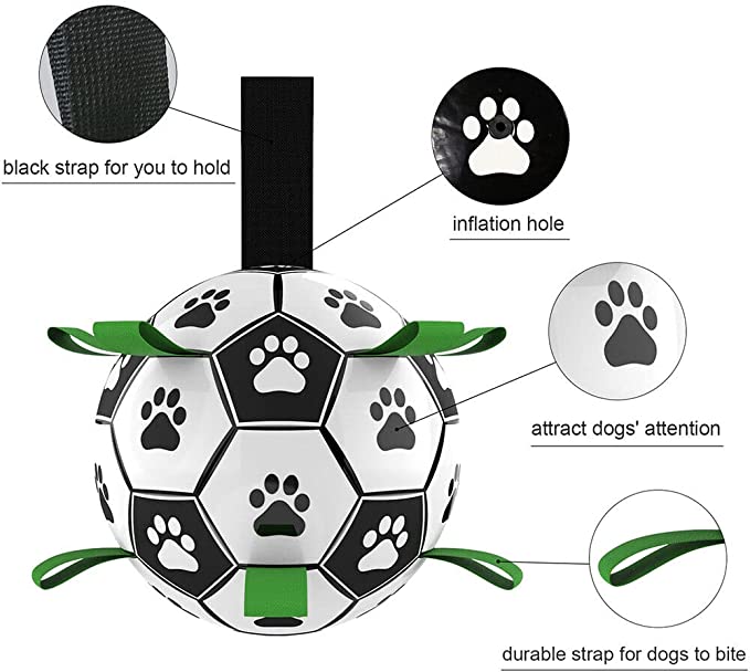 Bouncy Dog Toy Soccer Ball Perfect For Active Play