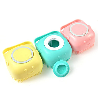 Dog Bath Brush For Easy Gentle Cleaning And Massaging