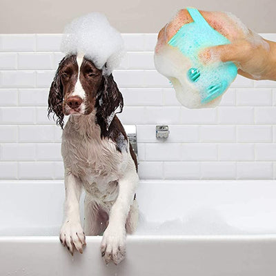 Dog Bath Brush For Easy Gentle Cleaning And Massaging
