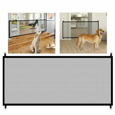 Large Dog Fence Gate Durable Secure Outdoor Pet Barrier
