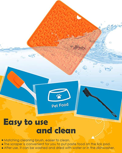Licky Mat For Dogs Interactive Slow Feeding And Chewing Toy